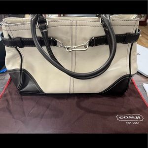 Coach leather bag